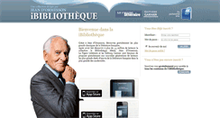 Desktop Screenshot of ibibliotheque.fr